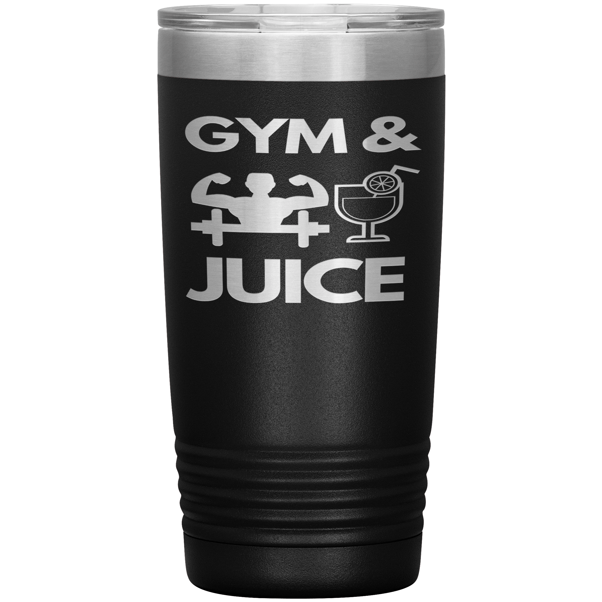 "GYM & JUICE"TUMBLER