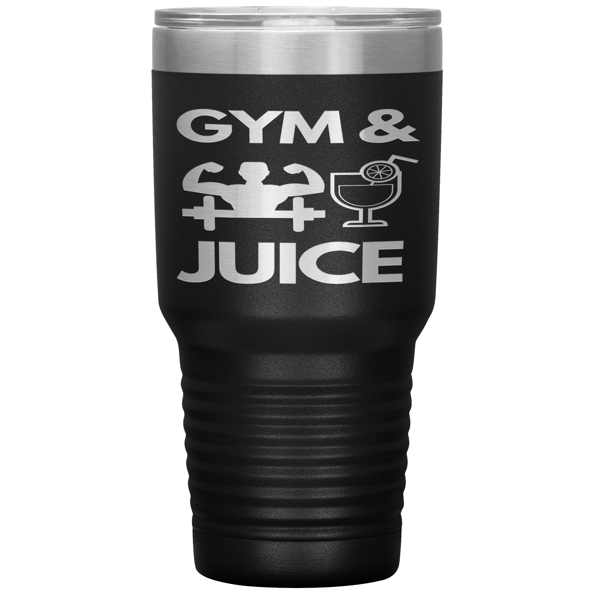 "GYM & JUICE"TUMBLER