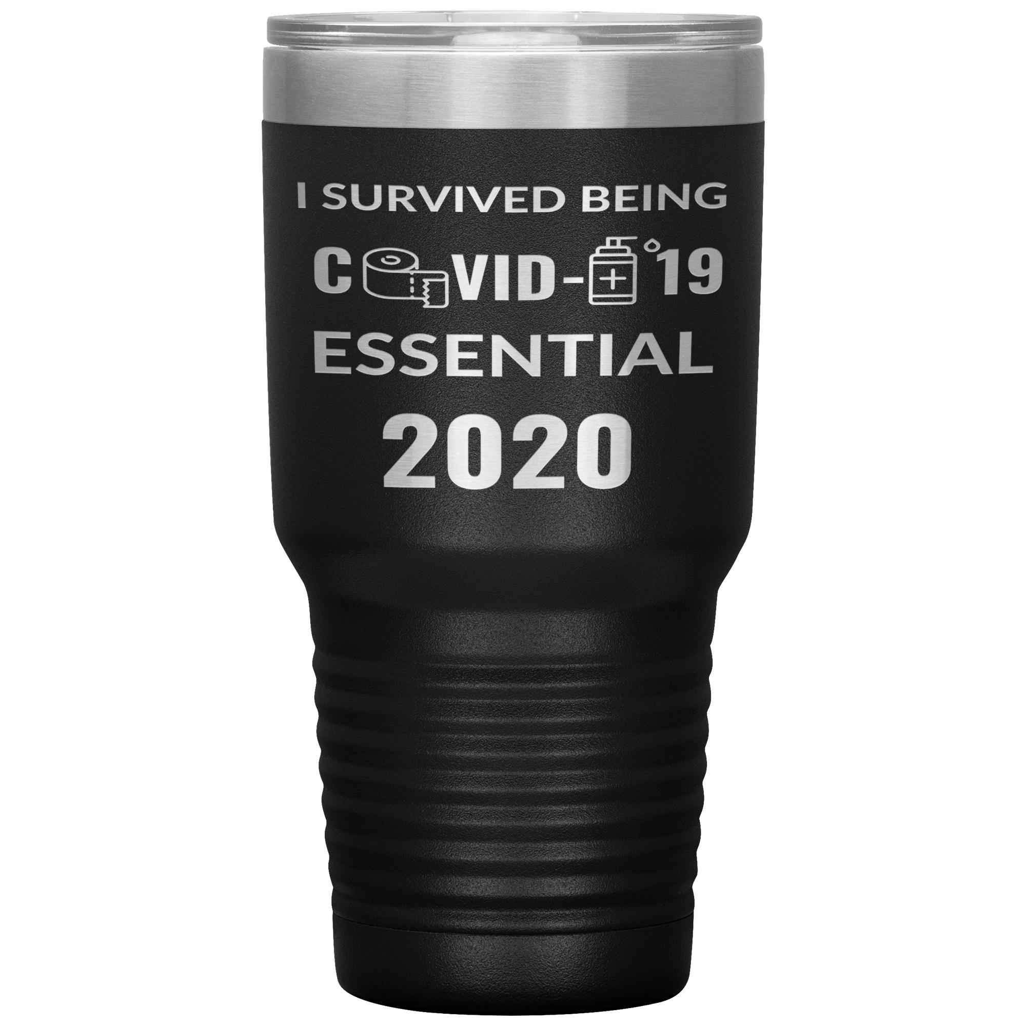 "I SURVIVED COVID-19 ESSENTIAL 2020"TUMBLER