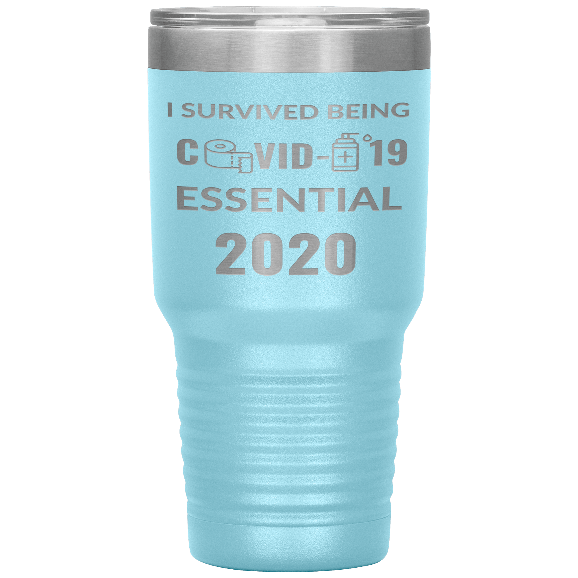 "I SURVIVED COVID-19 ESSENTIAL 2020"TUMBLER