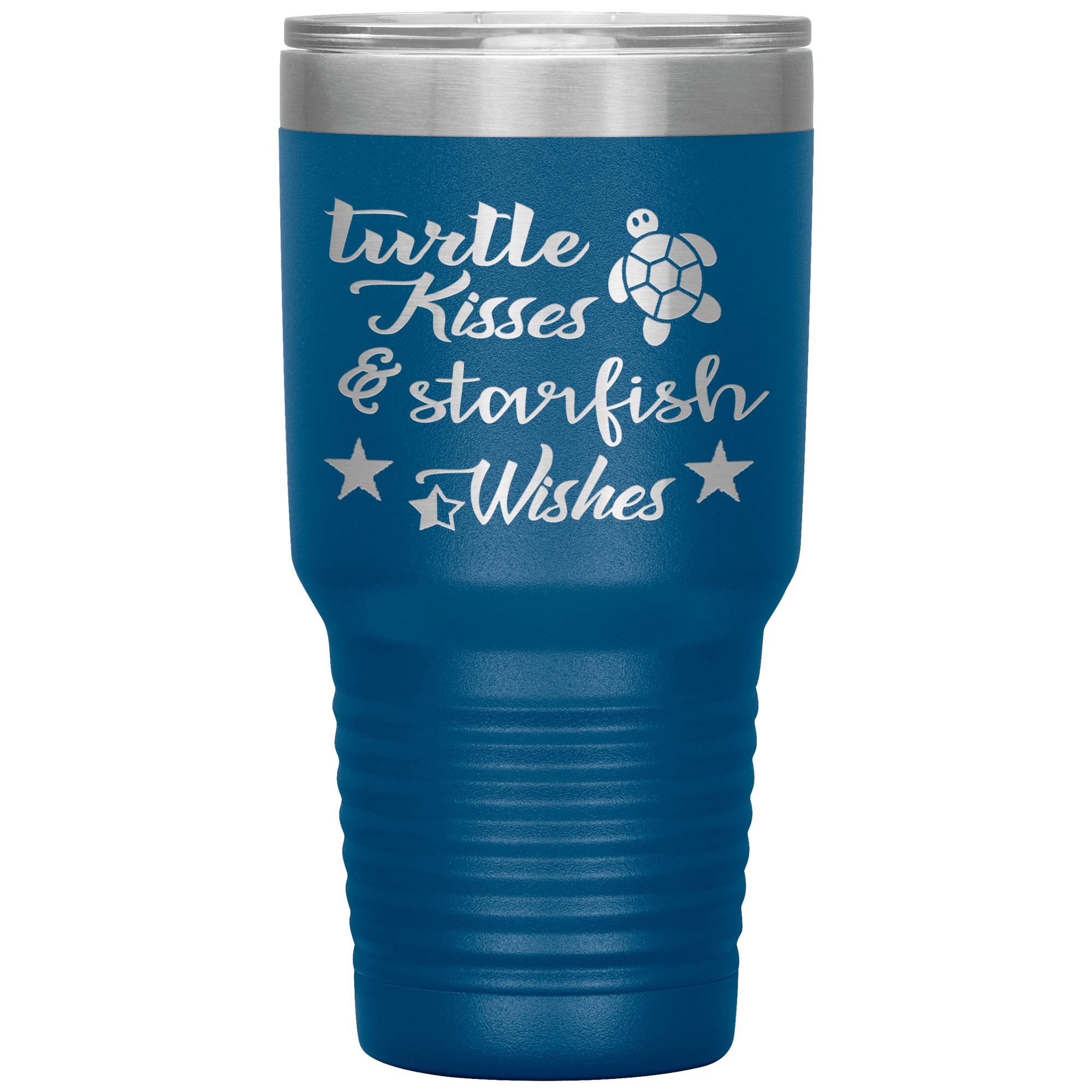 "Turtle kisses & Starfish Wishes" Tumbler