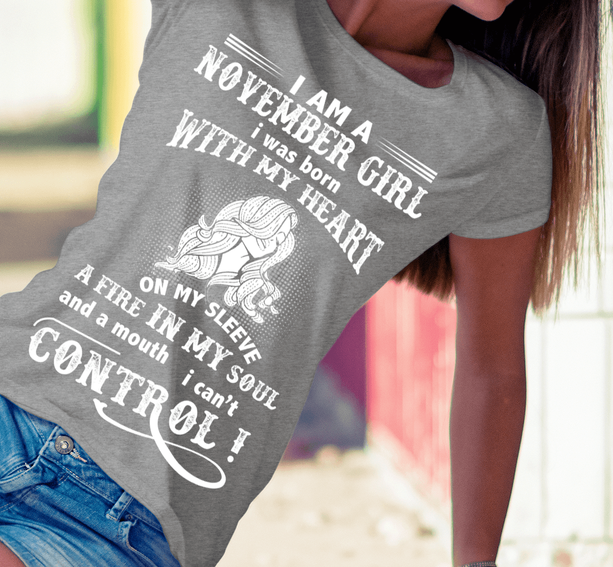 "Good Birthday Vibes For November Born Girls" Pack Of 6 Shirts