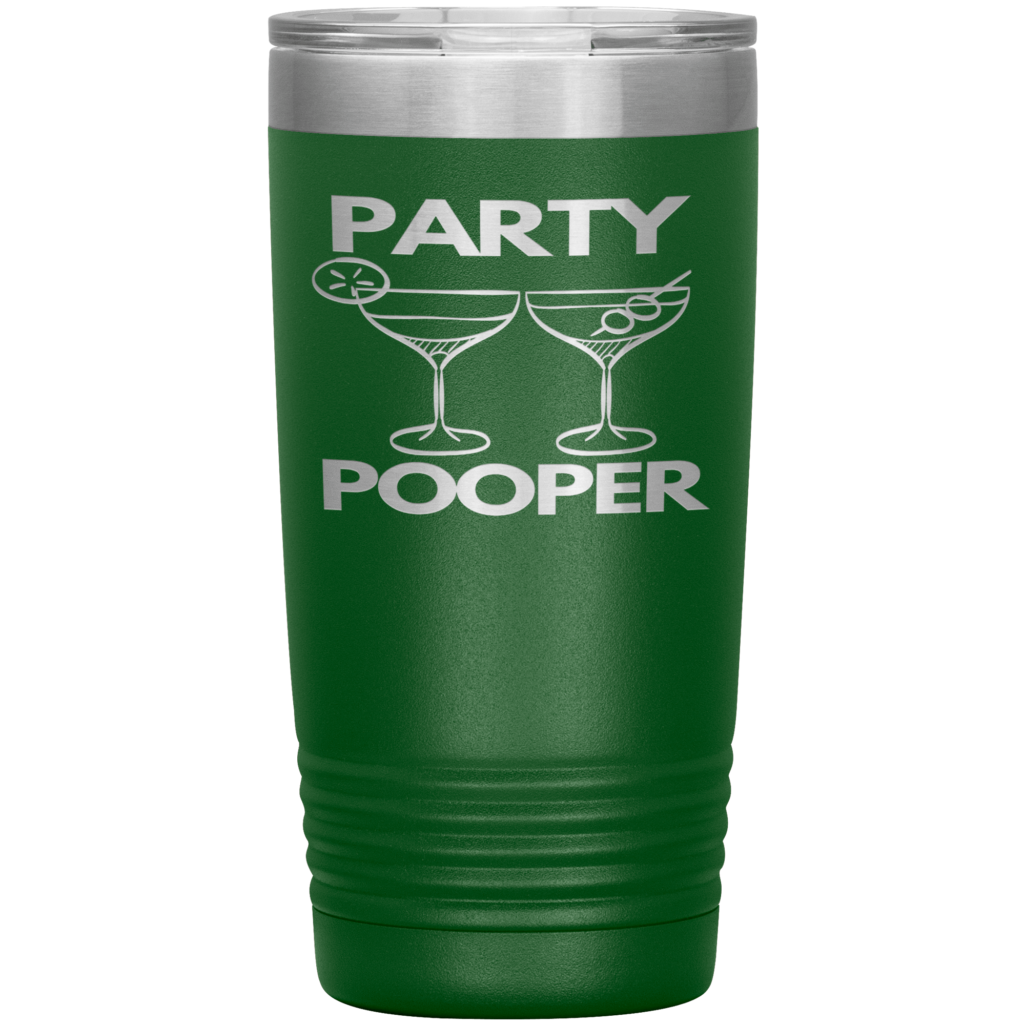 "PARTY POOPER"TUMBLER