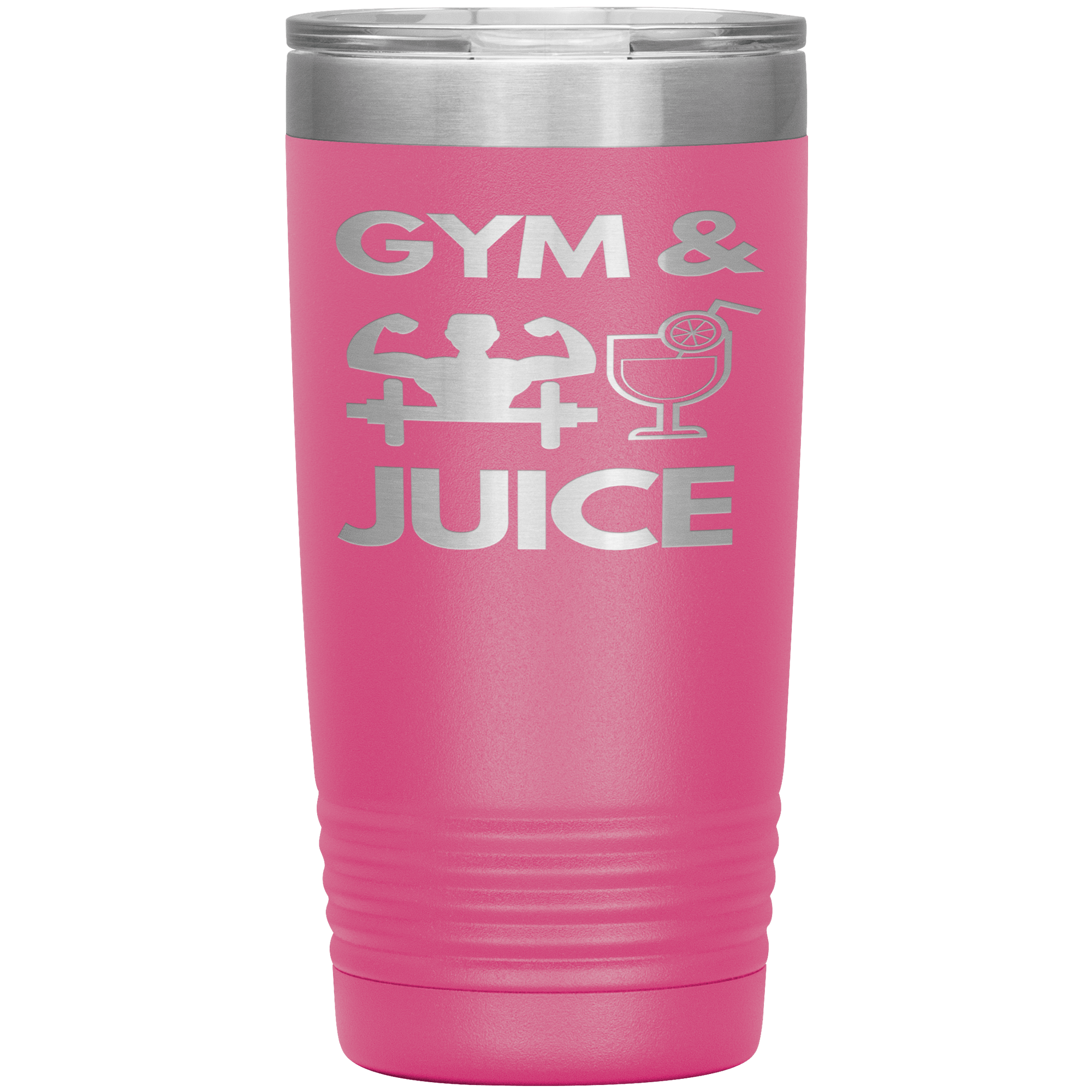 "GYM & JUICE"TUMBLER