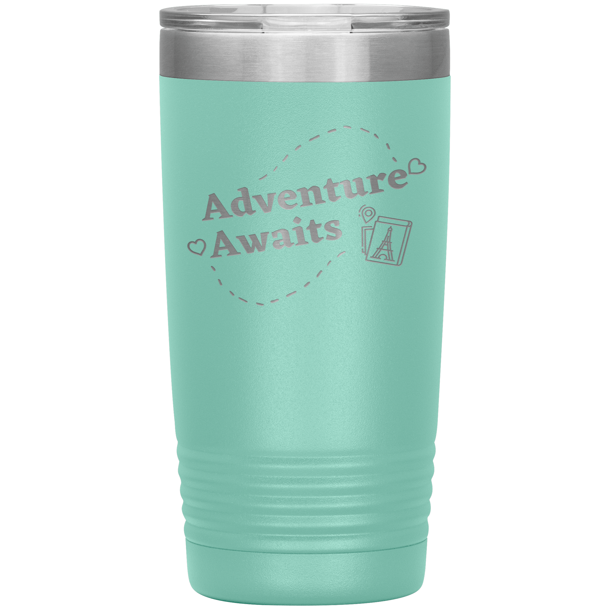 "ADVENTURE AWAITS"Tumbler