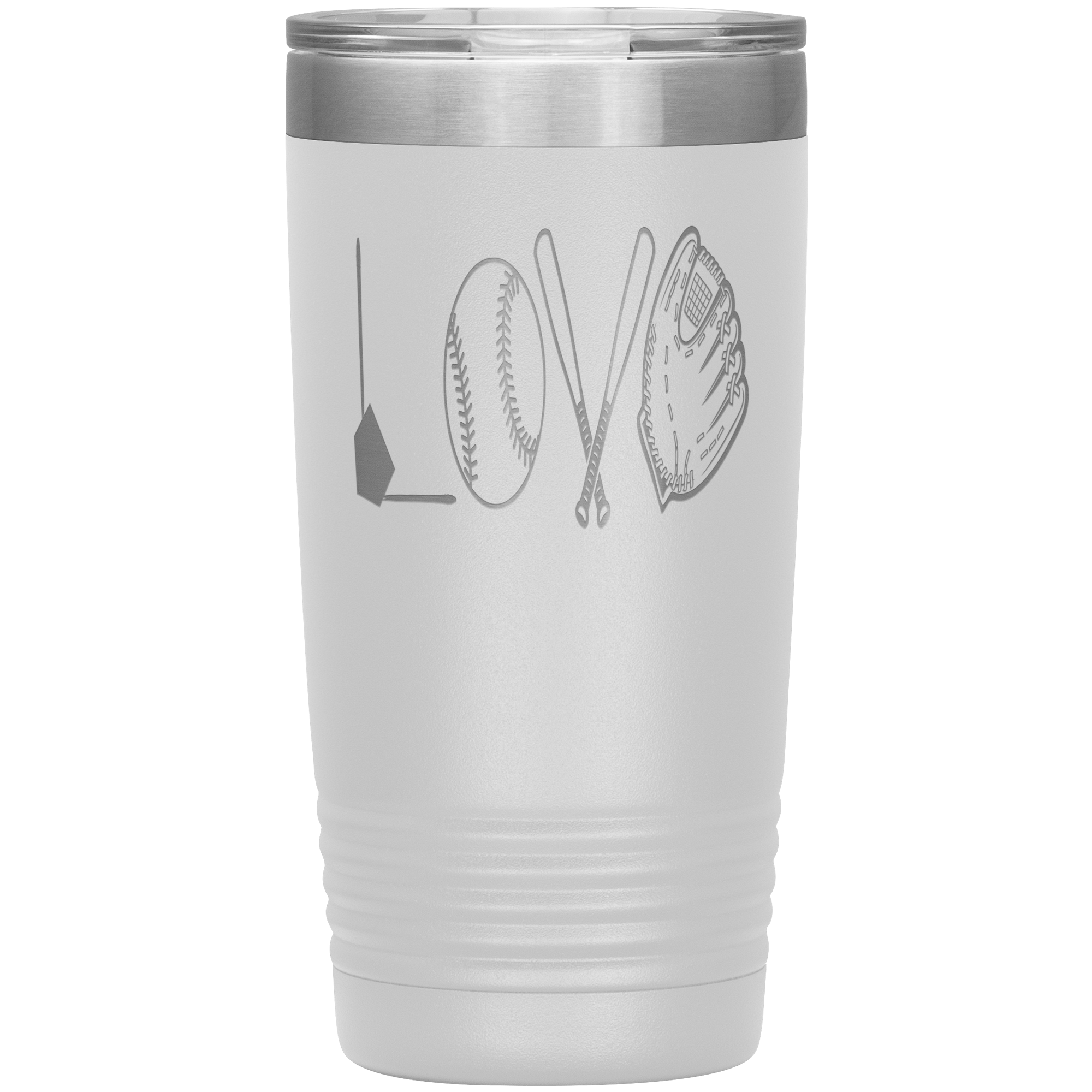 "LOVE BASEBALL" Tumbler