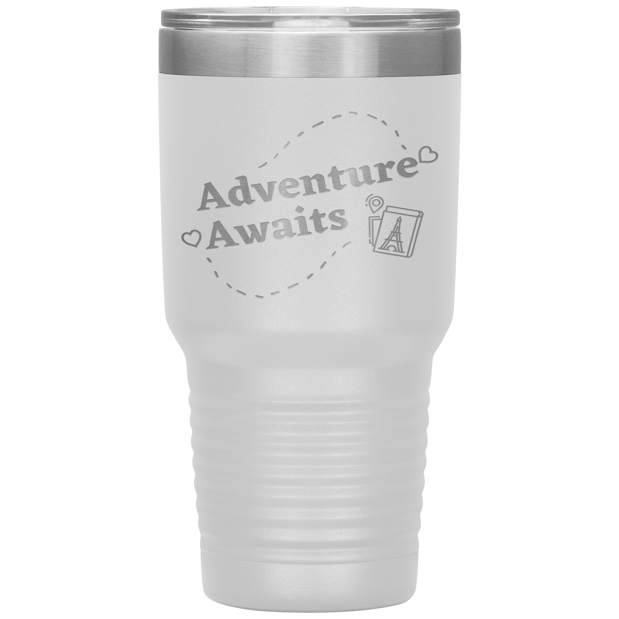 "ADVENTURE AWAITS"Tumbler