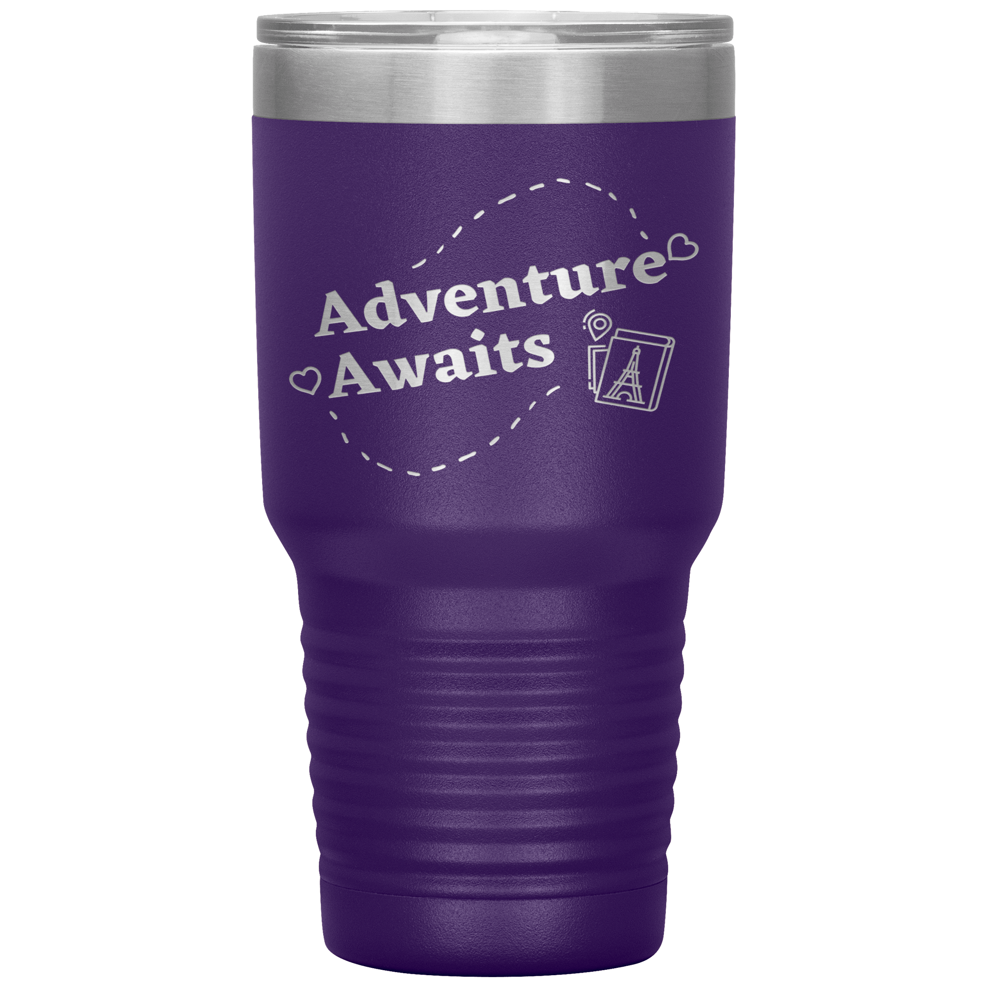 "ADVENTURE AWAITS"Tumbler