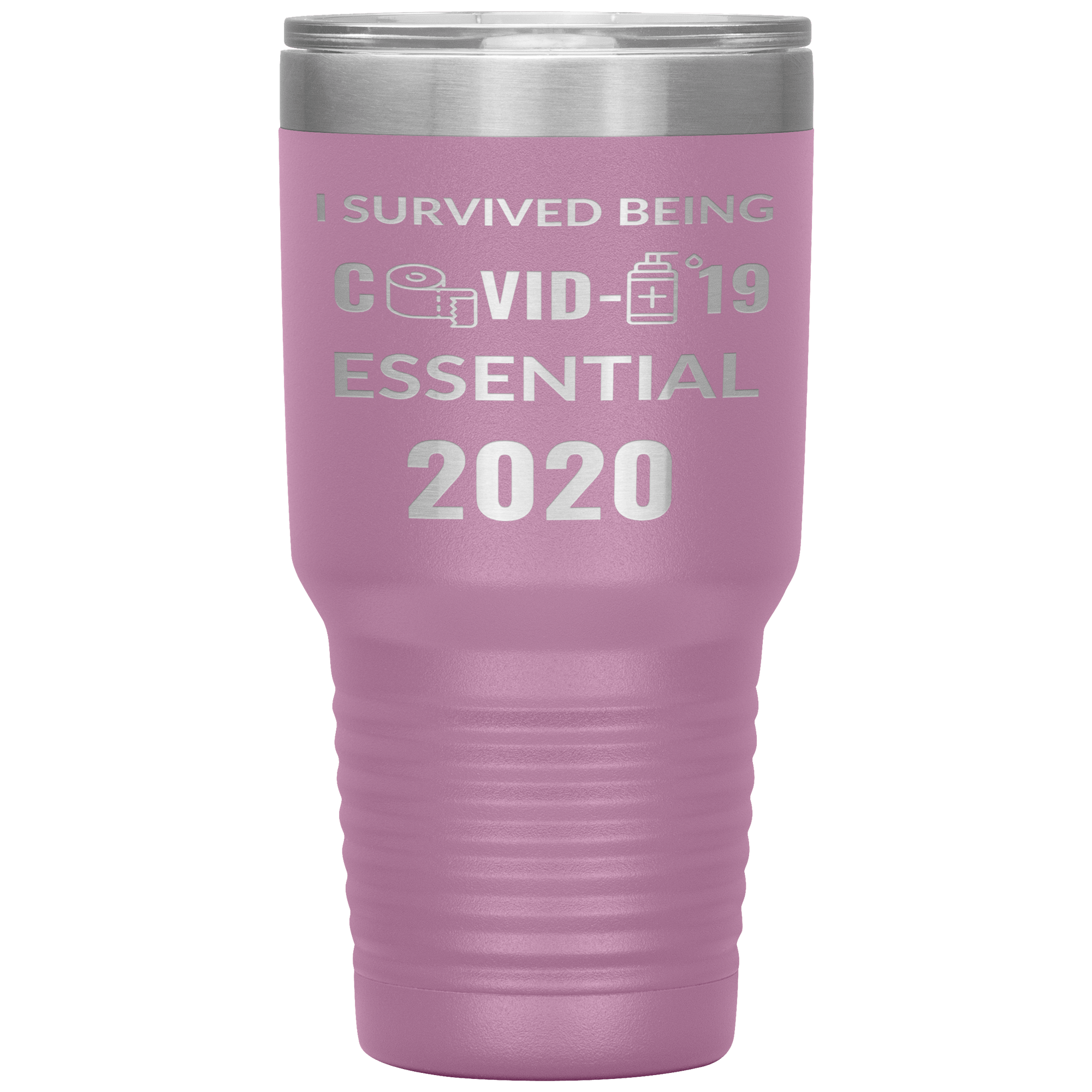 "I SURVIVED COVID-19 ESSENTIAL 2020"TUMBLER