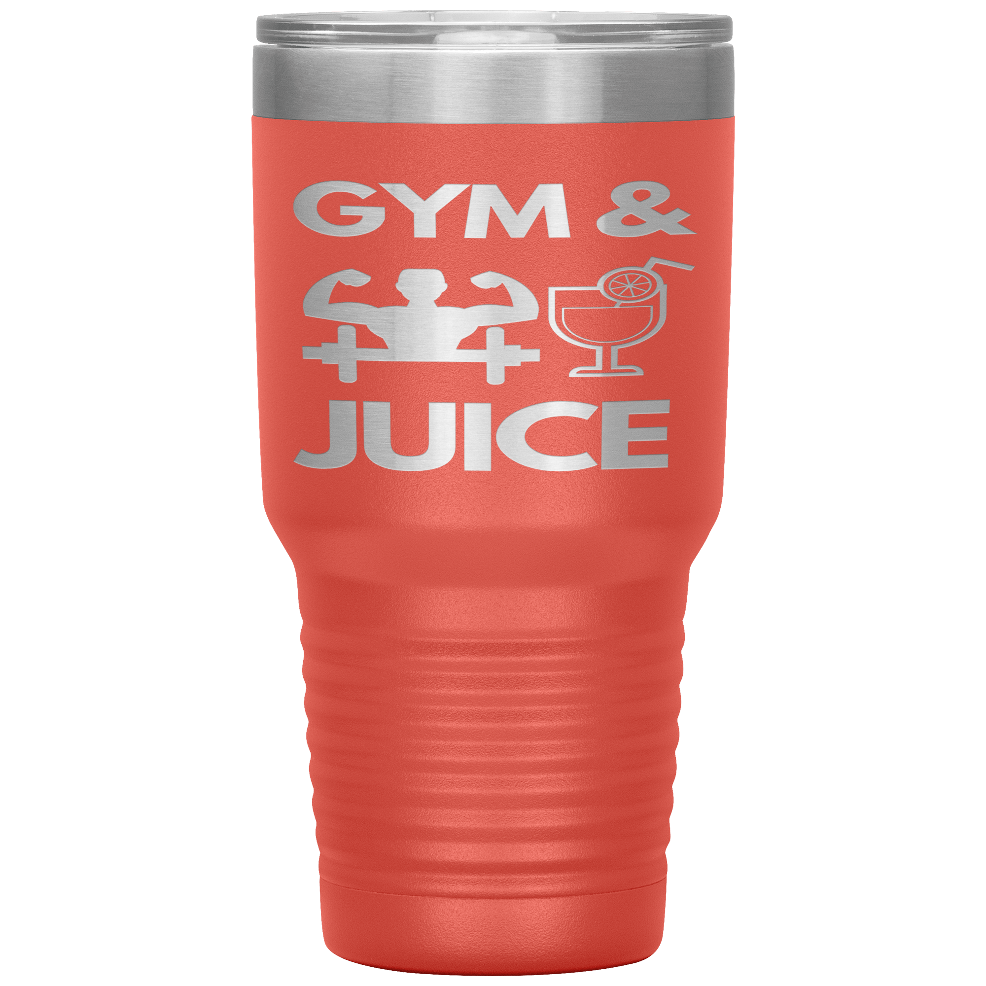 "GYM & JUICE"TUMBLER