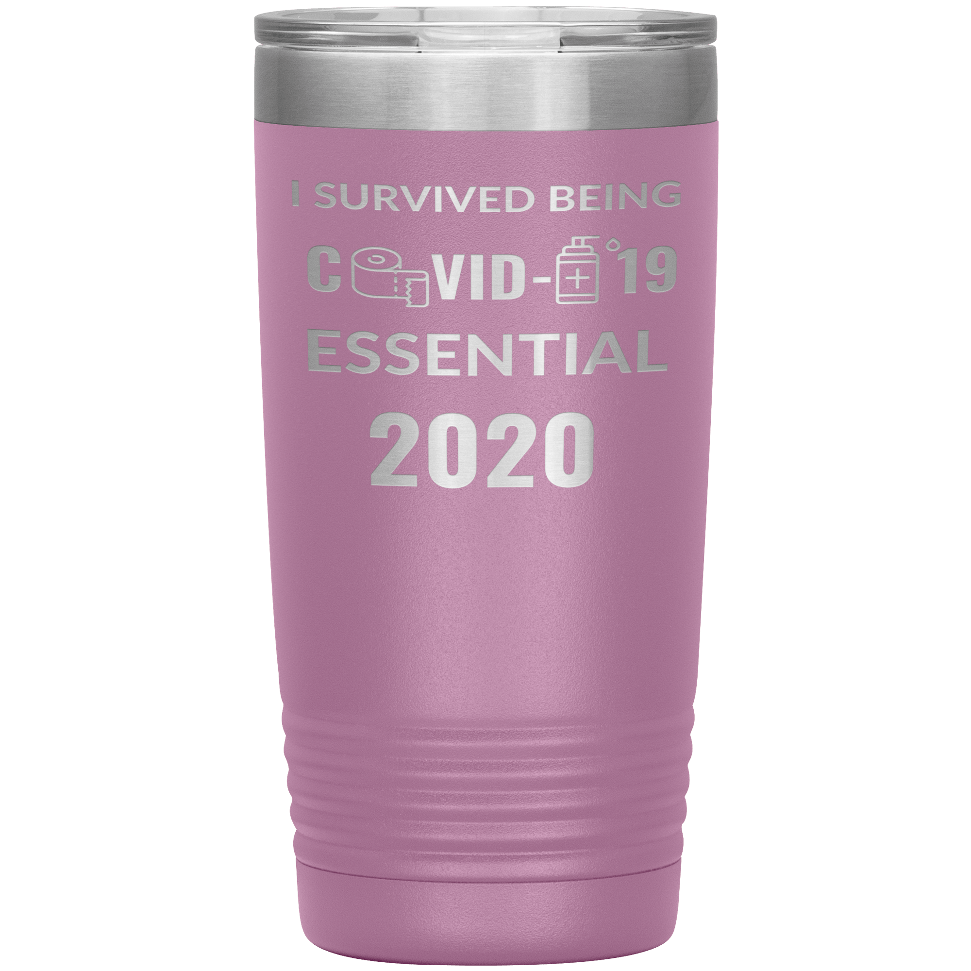 "I SURVIVED COVID-19 ESSENTIAL 2020"TUMBLER