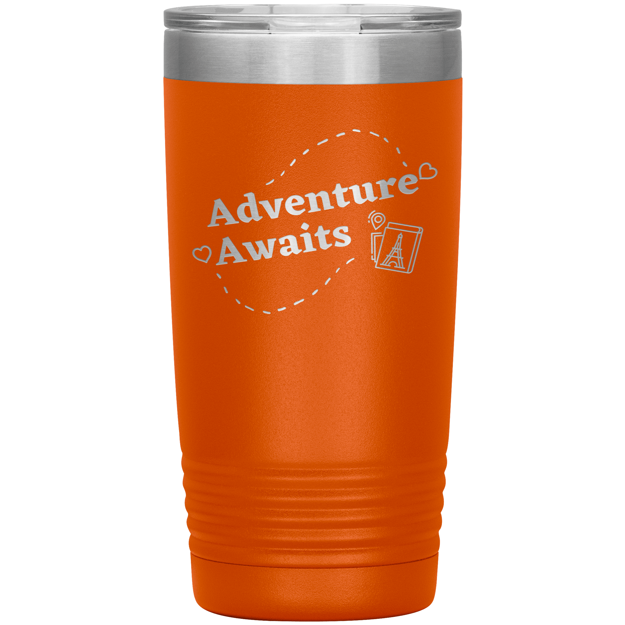 "ADVENTURE AWAITS"Tumbler