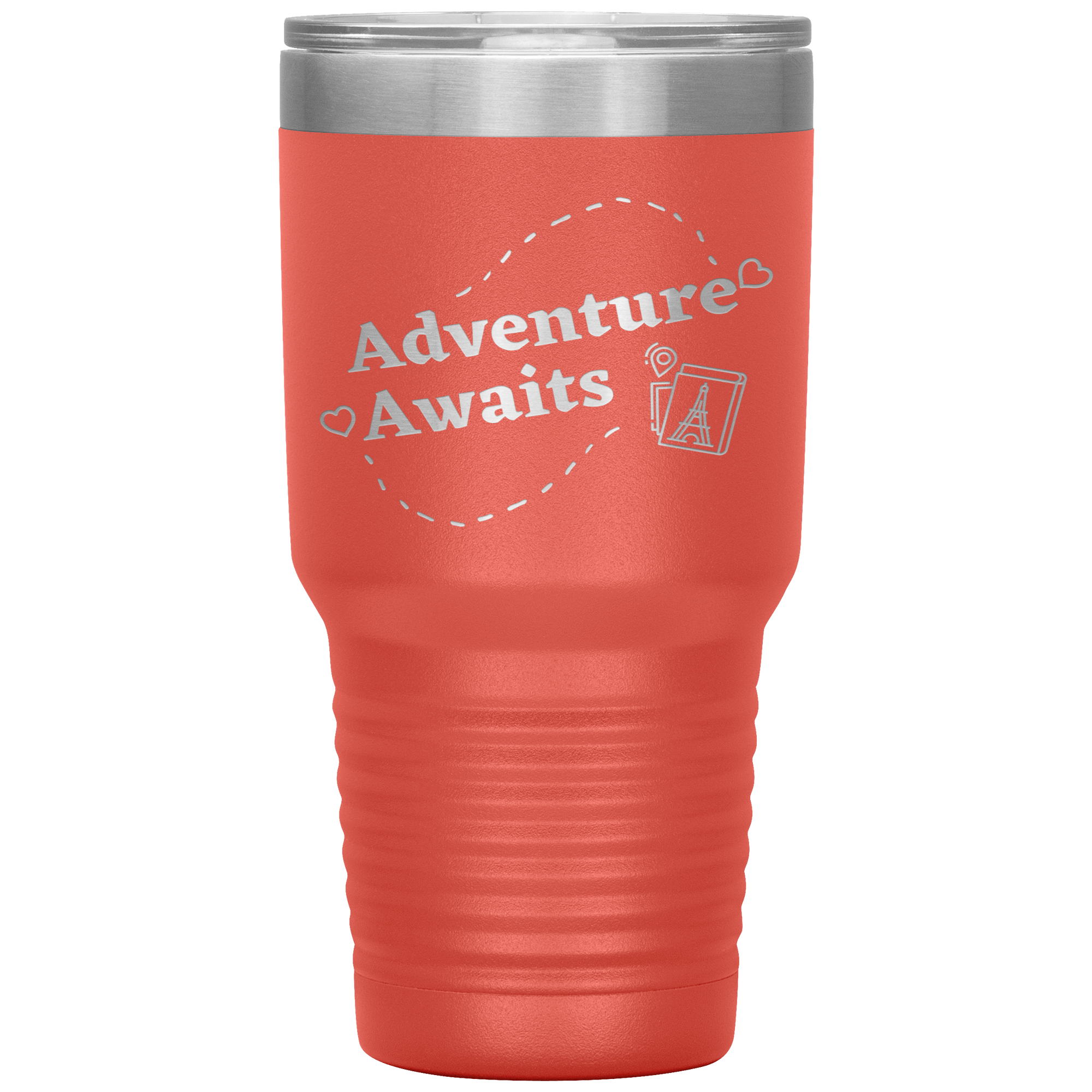 "ADVENTURE AWAITS"Tumbler