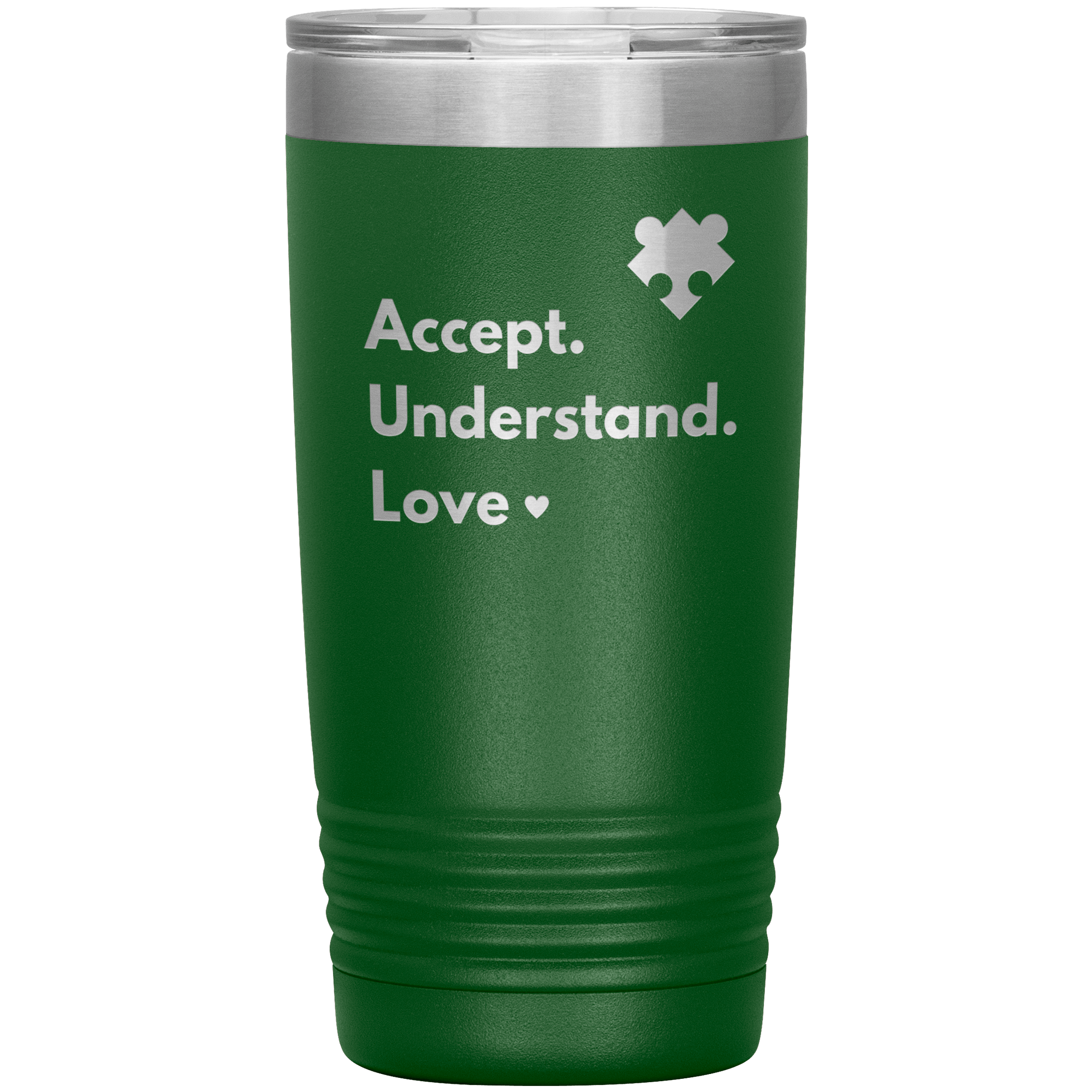 "Accept Understand Love" Tumbler