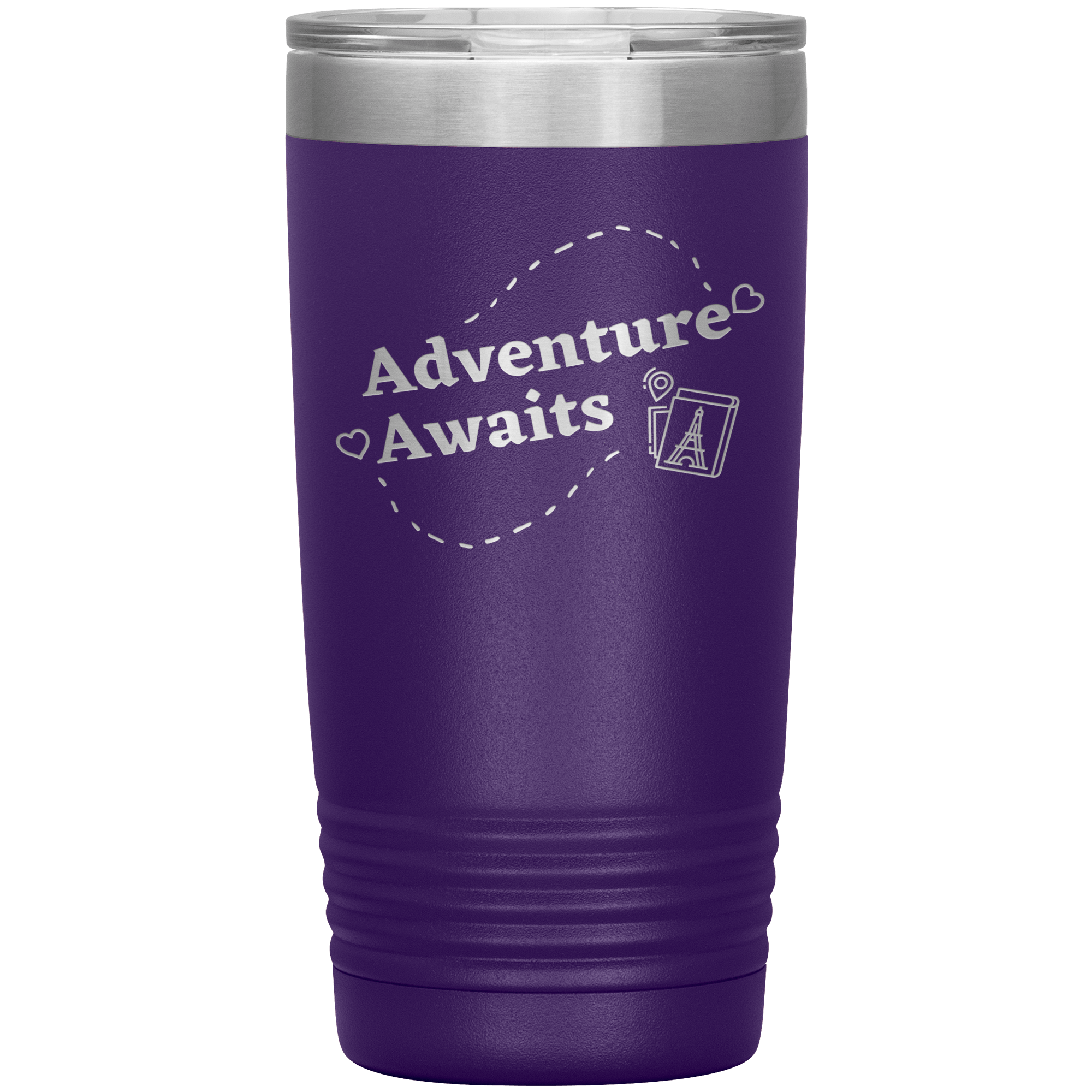 "ADVENTURE AWAITS"Tumbler