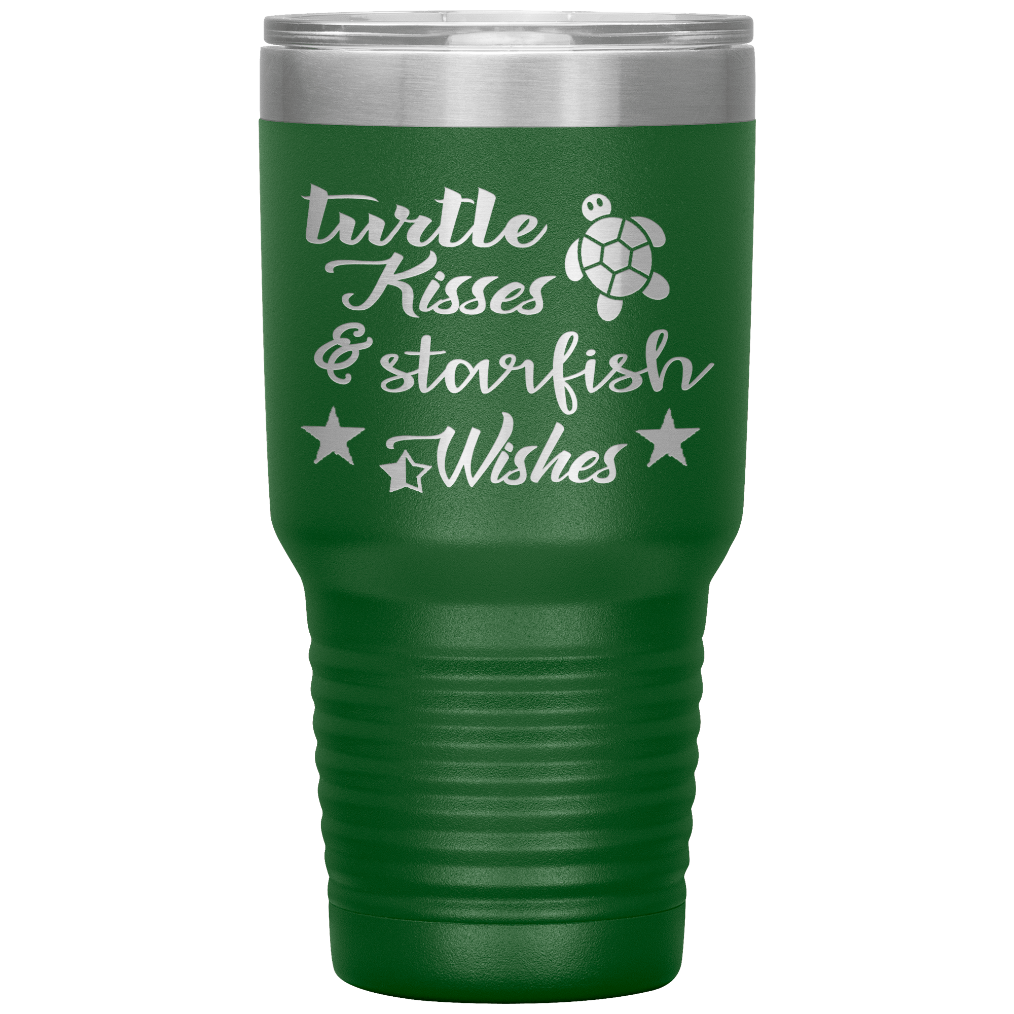 "Turtle kisses & Starfish Wishes" Tumbler