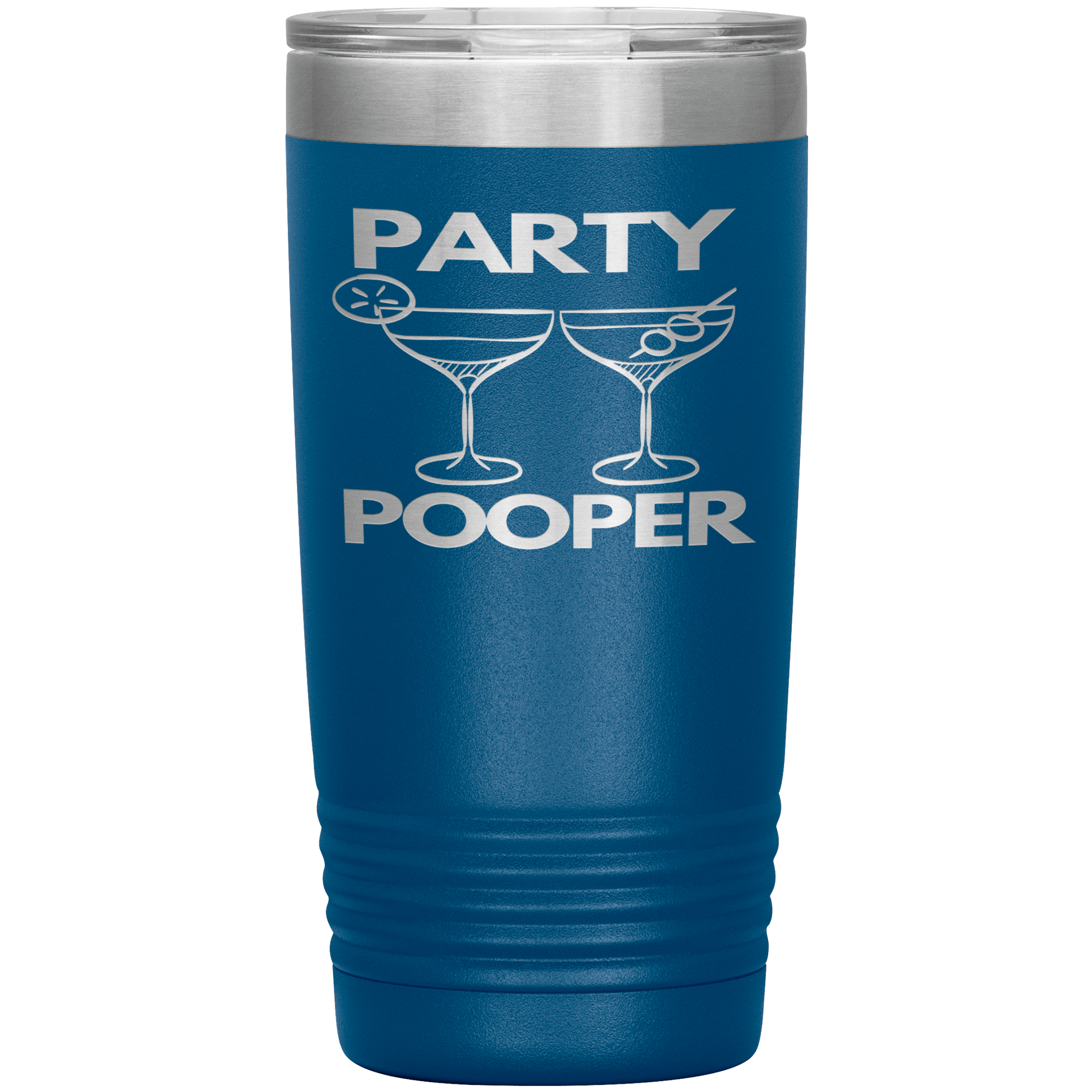 "PARTY POOPER"TUMBLER