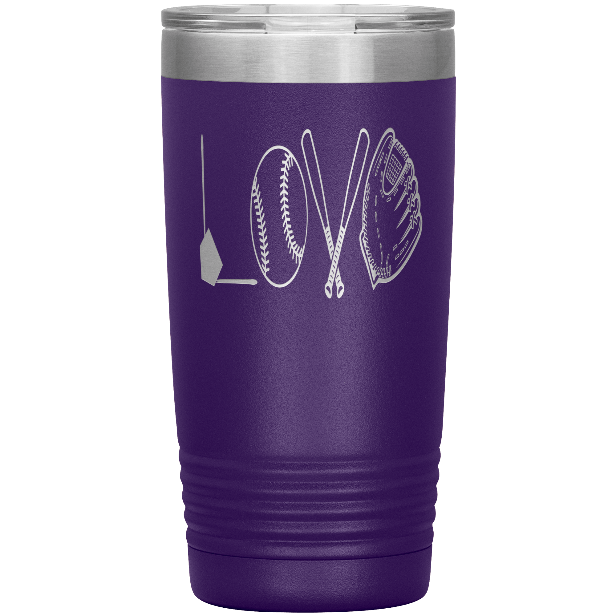 "LOVE BASEBALL" Tumbler