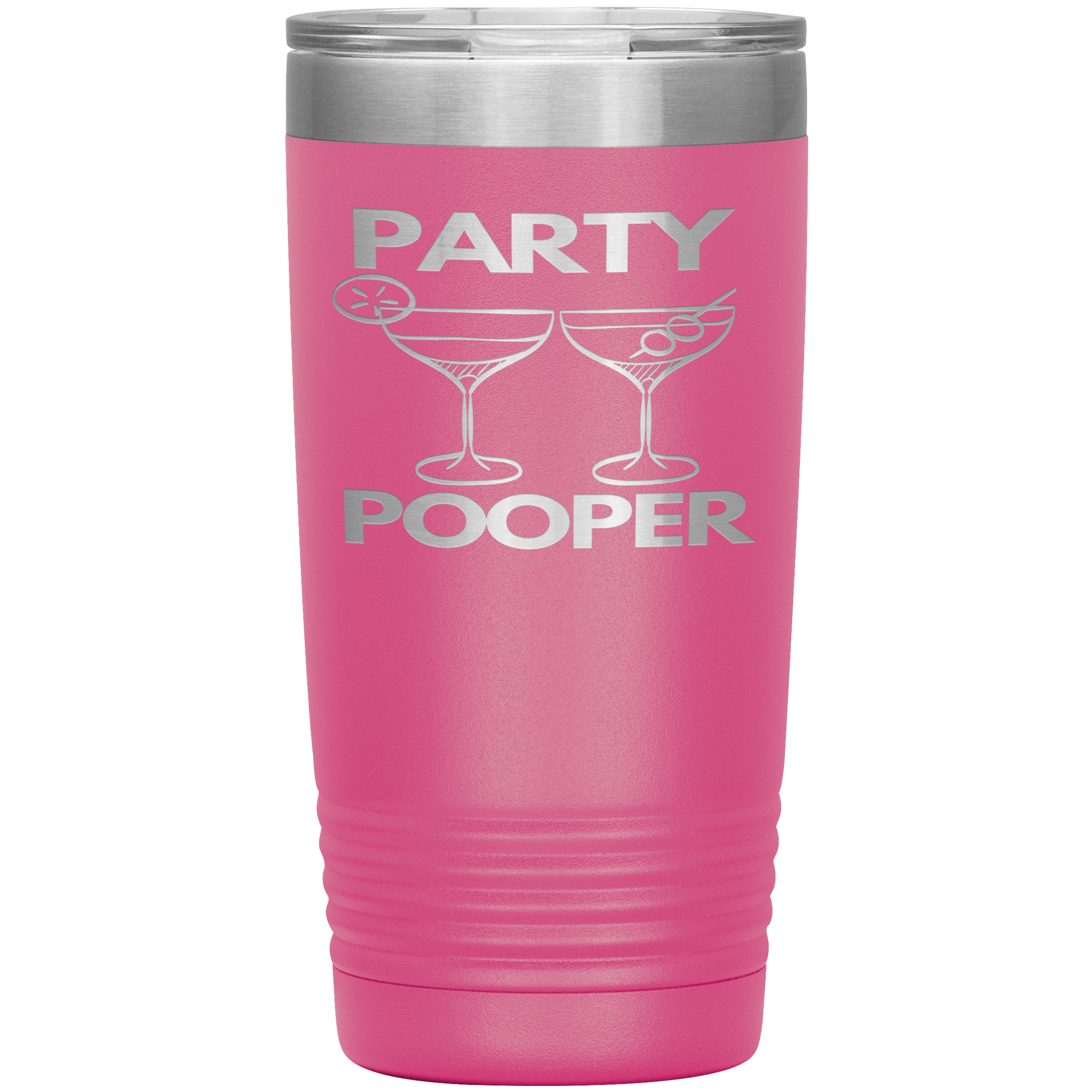 "PARTY POOPER"TUMBLER