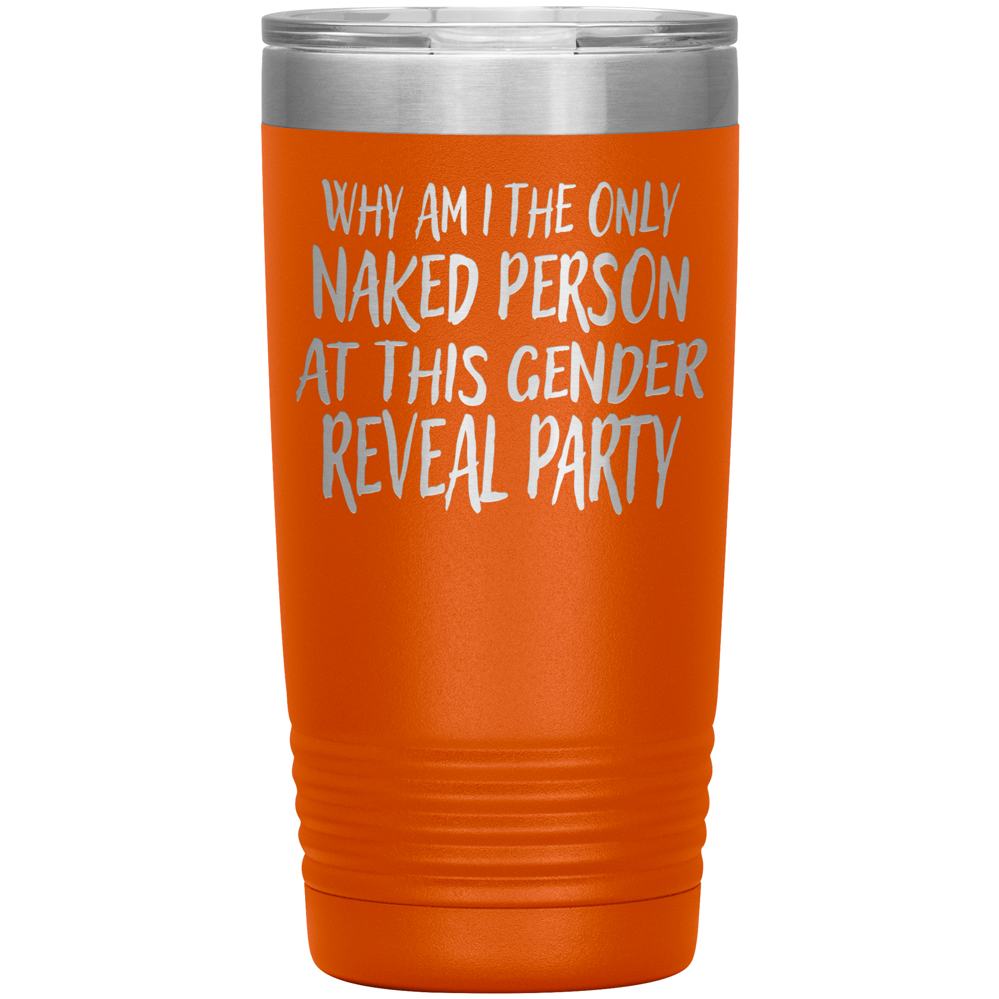 " NAKED IN GENDER REVEAL PARTY "