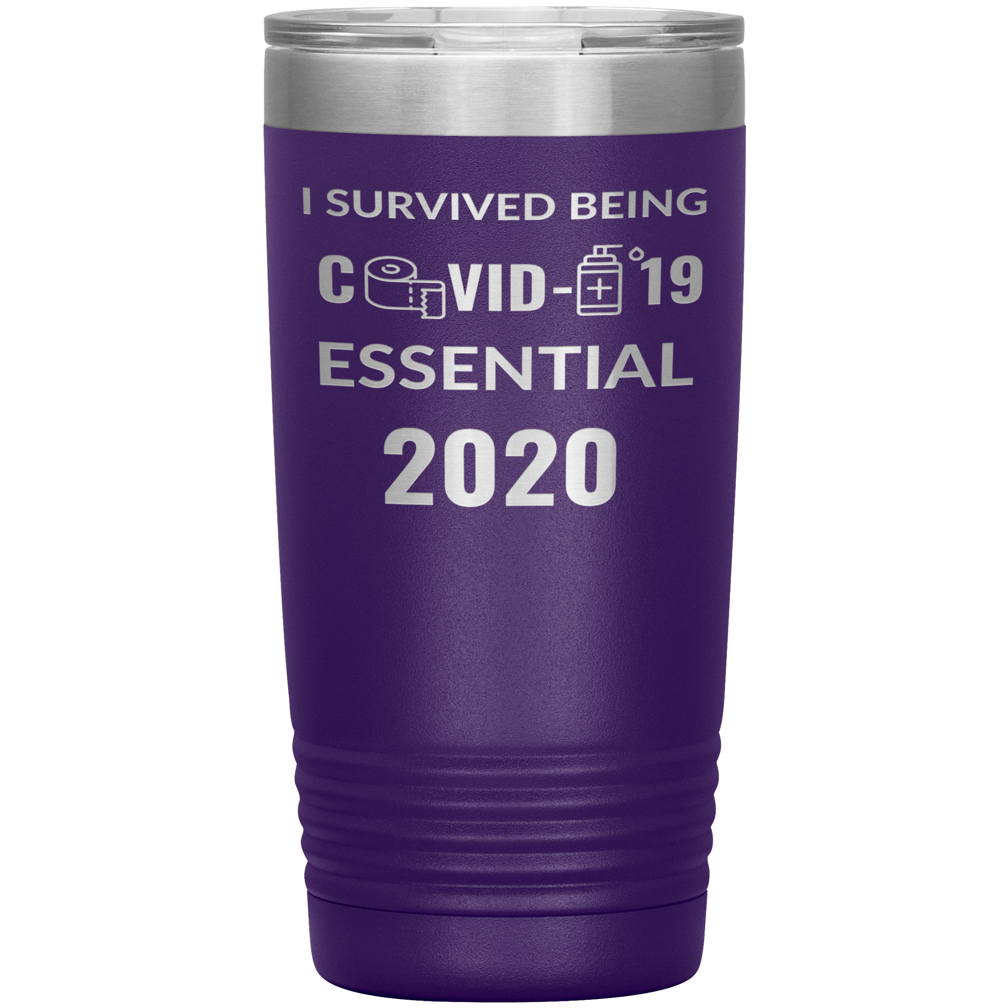 "I SURVIVED COVID-19 ESSENTIAL 2020"TUMBLER