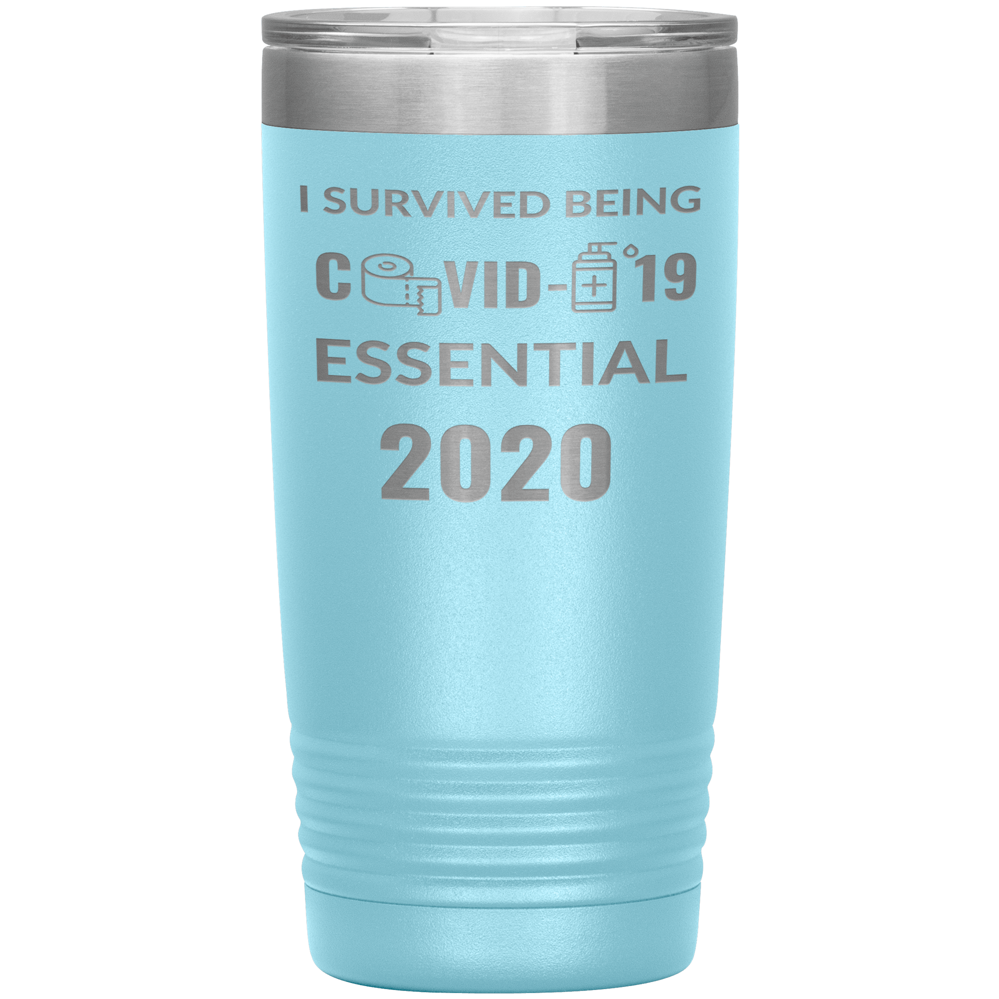 "I SURVIVED COVID-19 ESSENTIAL 2020"TUMBLER