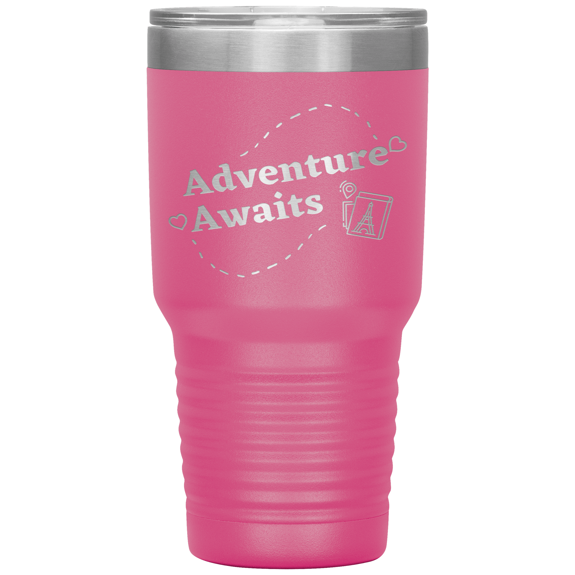 "ADVENTURE AWAITS"Tumbler