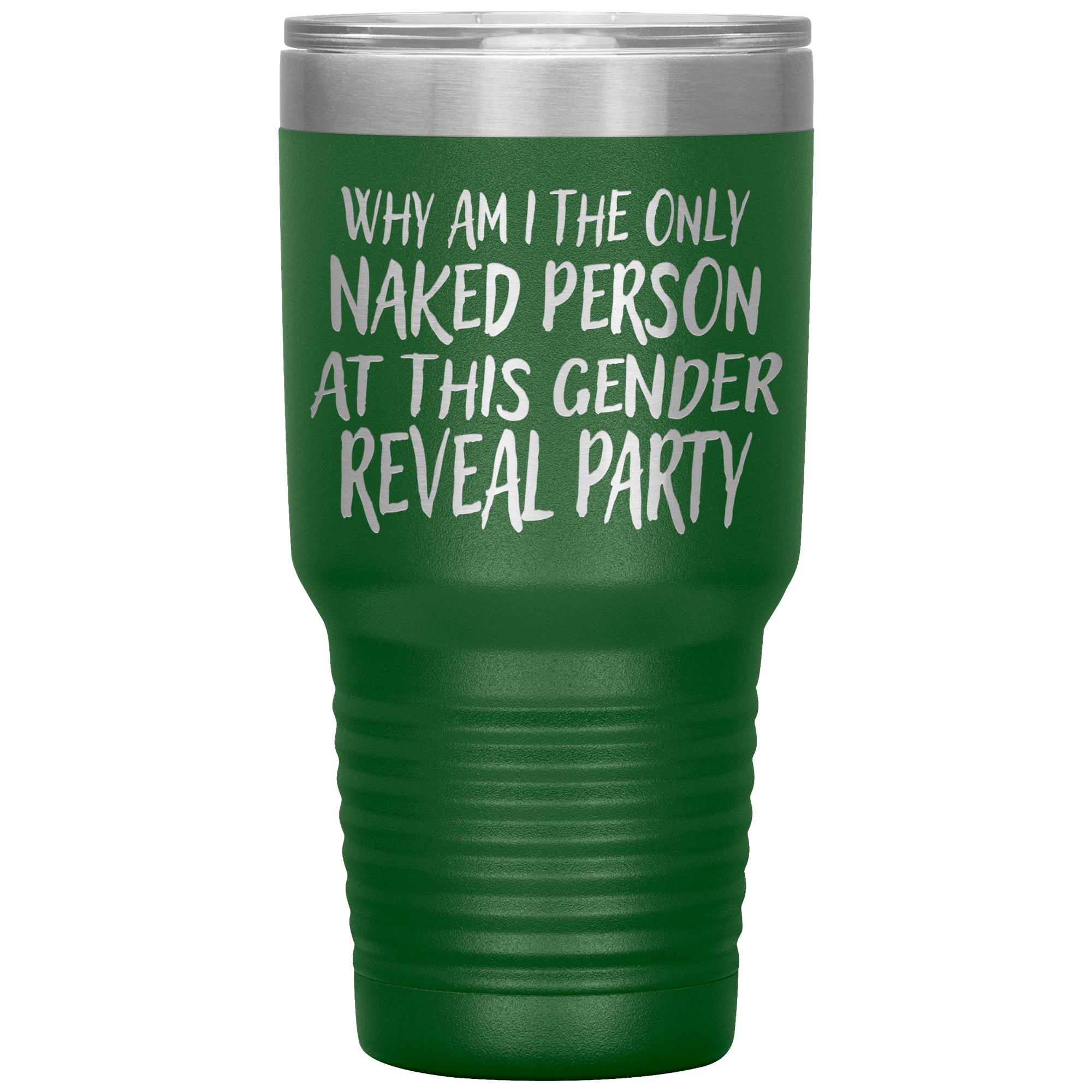 " NAKED IN GENDER REVEAL PARTY "