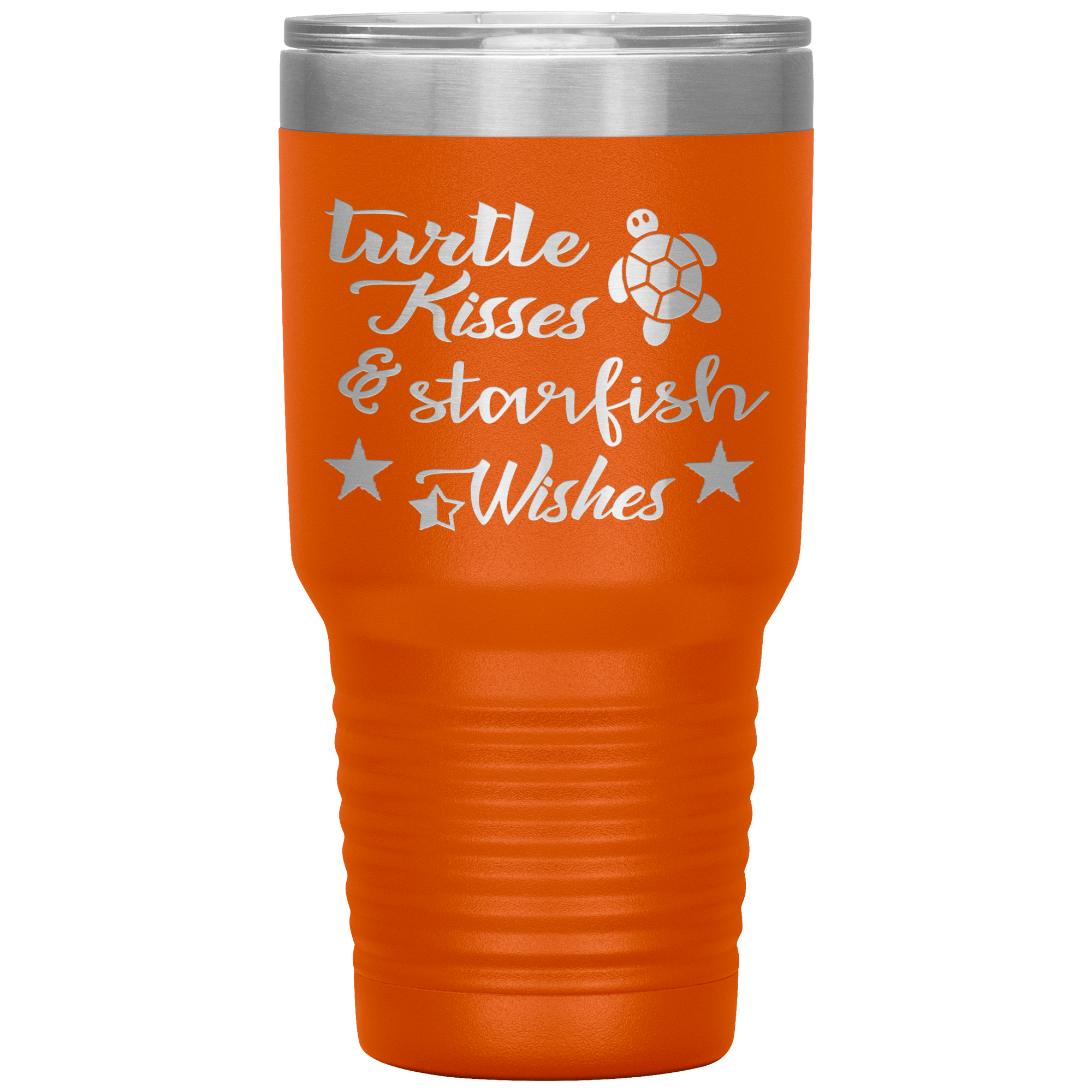 "Turtle kisses & Starfish Wishes" Tumbler