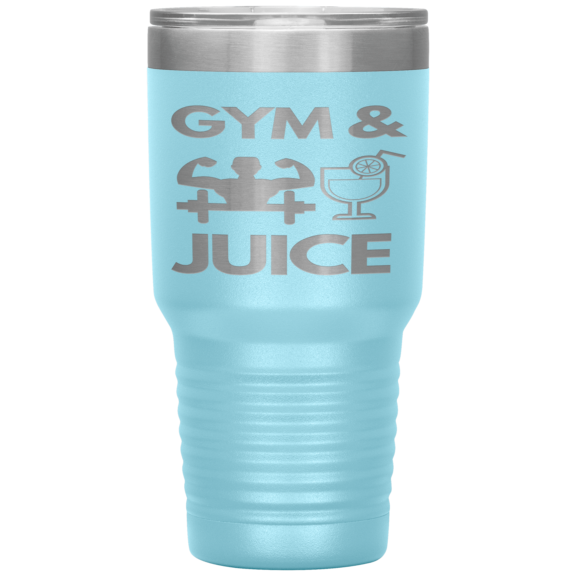 "GYM & JUICE"TUMBLER