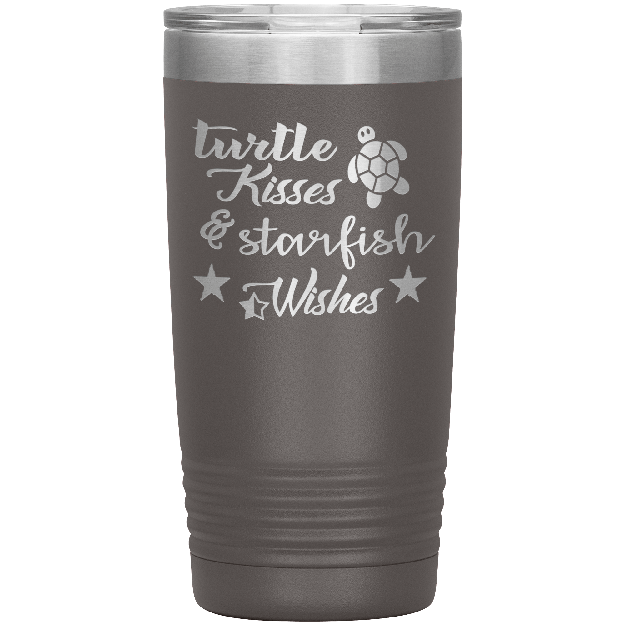 "Turtle kisses & Starfish Wishes" Tumbler