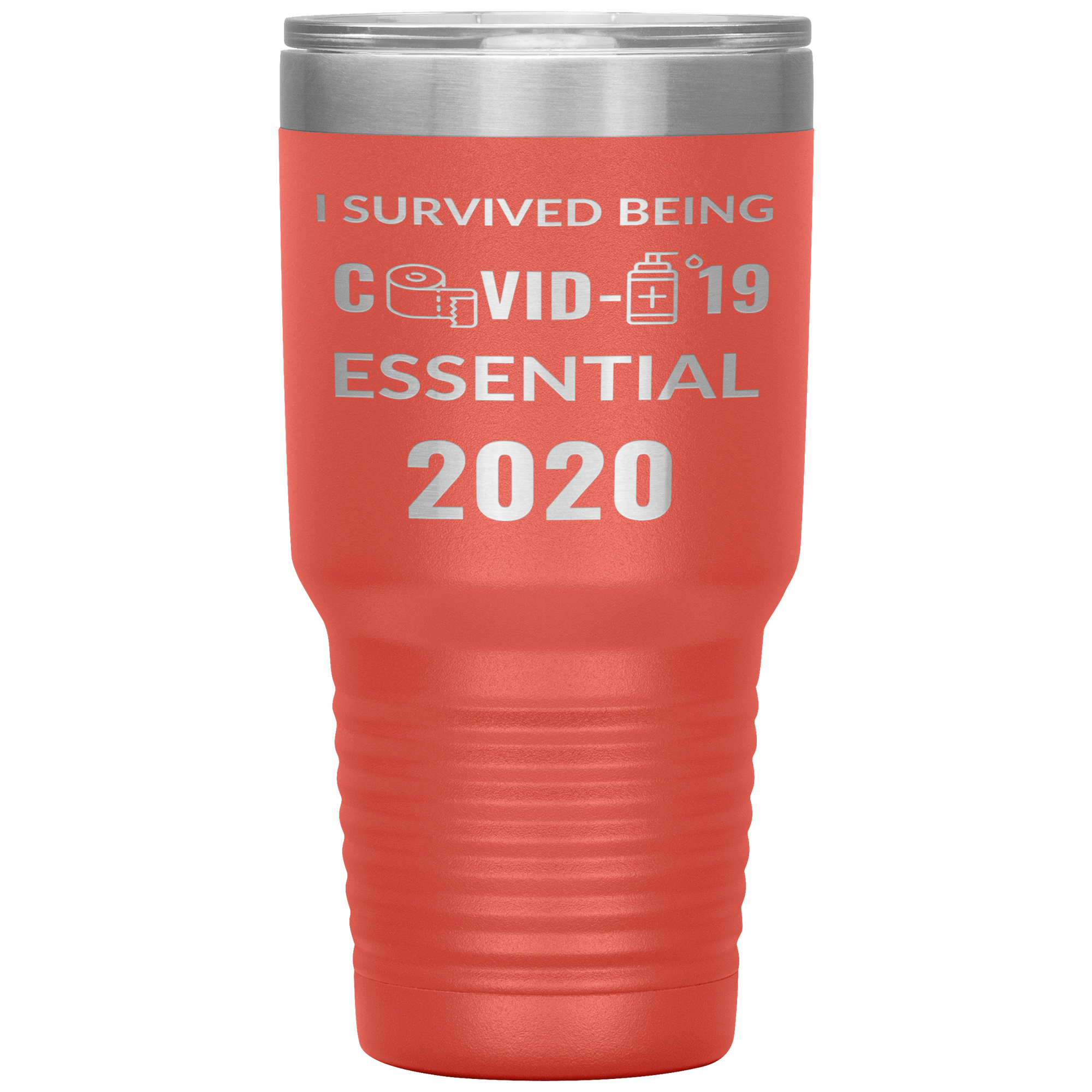 "I SURVIVED COVID-19 ESSENTIAL 2020"TUMBLER