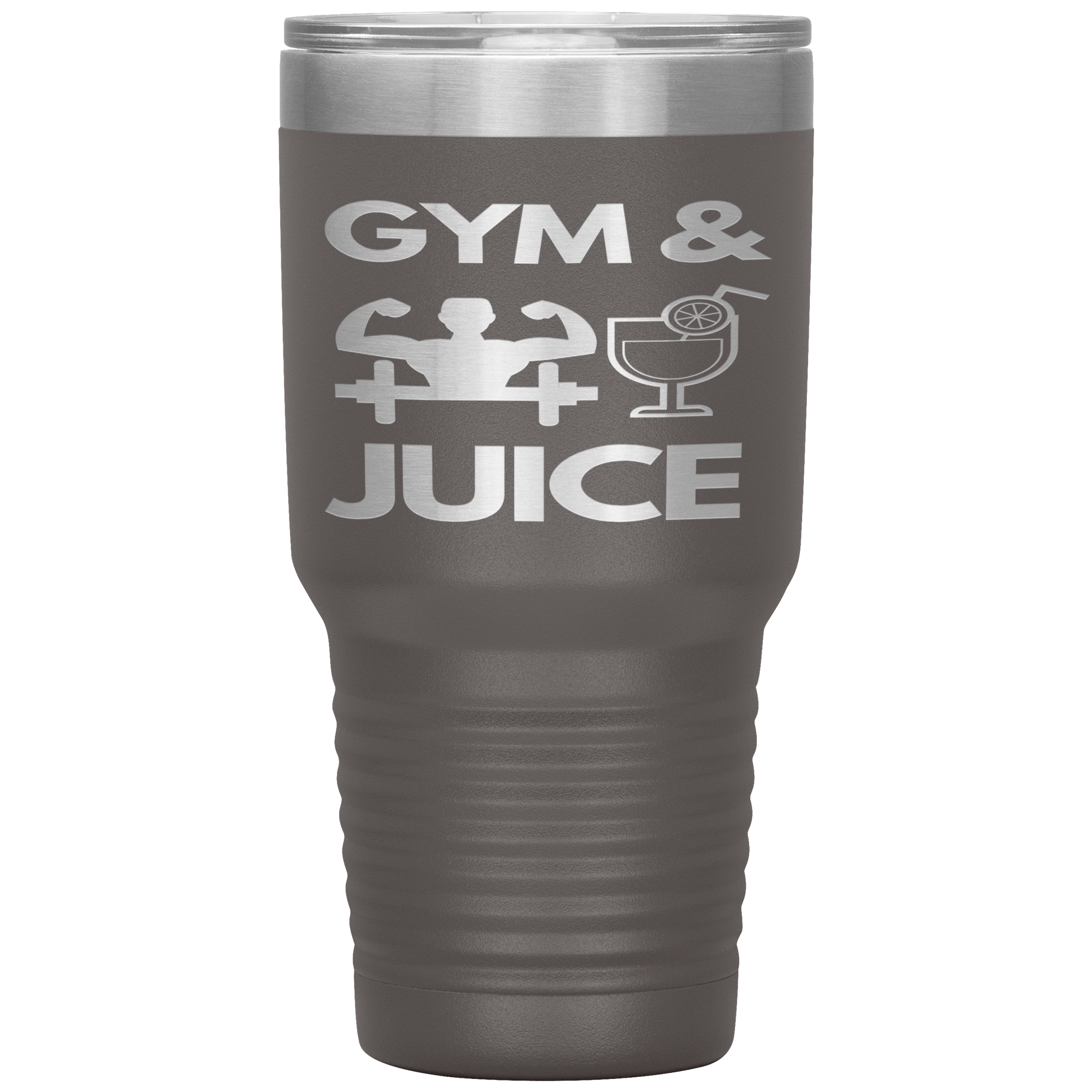 "GYM & JUICE"TUMBLER